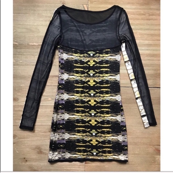 UO Silence + Noise X-Ray Bodycon Dress - Picture 3 of 5